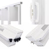 Internal Bi Folding Concertina Accordion Door PVC Sliding Divider Doors Bathroom