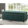 Large Chesterfield Storage Ottoman Bench Box Widnow Seat Stool Bedroom Footstool