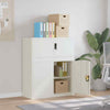 File Cabinet White 90x40x110 Steel P1G8