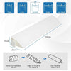 Mattress Gap Filler Queen Size Bed Wedge Pillow Close the Gap(0-18 cm)