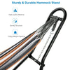 Hammock Stand Only Heavy Duty 150kg Steel Frame Hanging Hooks Indoor Outdoor