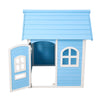 Wooden Kids Playhouse w/Door Window IndoorOutdoor Garden Activity Center Fun Toy