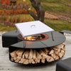 30''X30'' Fire Pit Heat Deflector Fire Pit Cover Stainless Steel Heat Deflector