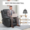 Oversized Riser and Recliner Chairs for the Elderly with Massage Function Grey