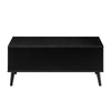 Black Coffee Table Lift Up Top With Storage Living Room Home Office