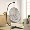 XXL Large Hammock Chair Stand Metal C-Stand Hanging Egg Chair Stand Hook Suelo