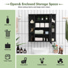 Bathroom Medicine Cabinet Wall Mounted Storage Cabinet w/ Mirror Door
