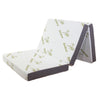 Economy 10cm Folding Mattress, Tri-fold Mattress with Memory Foam and Ultra Soft