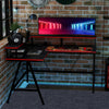 L Shaped Gaming Desk, Corner Computer Desk with Monitor Stand for Home Office, 1