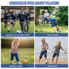 Rebounder Net Soccer Baseball Football Adjust Pitch Back Training Aids Outdoors
