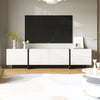 TV Stand TV Unit Sideboard Cabinet 3-Door 2-Drawer Storage Furniture White+Black