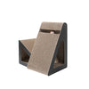 Triangle Cat Scratching Board Interactive Scratcher Pad Cat Toy Grinding Claws