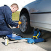 3 Ton Trolley Jack Stand Hydraulic Lift Car Van SUV Lifting+ 2 Tonne Floor Jack