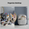 XLarge Cosmetic Skincare Organiser Tabletop Make-Up Storage Case 2 Drawers Box
