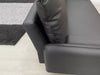 LAZY BOY BLACK SOFA SUITES SETTEE 3 2 SEATER ARMCHAIR FAUX LEATHER