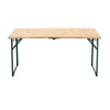 Folding Wooden Beer Table Trestle Garden Dining Bistro Outdoor Furniturs 167cm