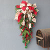 Christmas Pendant Swag Wreath Wall Door Hang Garland Xmas Tree Artificial Plant