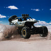 Remote Control Silver Monster Truck Big Wheel RC Cars Electric Car 4WD Kid Toy