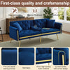 MODERN VELVET SOFA BED 2 SEATER CLICK CLACK SOFA SETTEE COUCH FOR LIVING ROOM