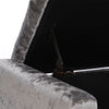 Luxury Ottoman Storage Stool Trunk Toy Bedding Blanket Box Chesterfield Bench UK