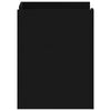 Bedside Cabinet Black 45x50x65 cm Engineered WoodNew