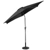 2.7 M Outdoor Patio Umbrella Garden Parasol with Crank Handle &Tilt Adjustment