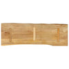 Table Top 110x40x2.5 cm Live Edge Solid Wood Mango