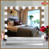 17 Dimmable LED Bulbs Hollywood Makeup Mirror Large Vanity Light Mirror Tabletop