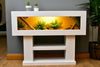 4ft Modern Reptile Vivarium with High Display Stand - LED Light Included