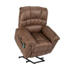 Large PU Electric Lift Rise Recliner Chair Massage Heat Armchair For Disabled