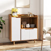 Wooden Sideboard Cabinet Cupboard Kitchen Dining Storage Furniture With 2 Doors