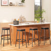 Set of 2 360° Swivel Bar Stools Height Adjustable Kitchen Stools 74/61cm