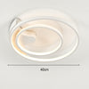 Square/Ring LED Ceiling Lamp Dimmable Light Chandelier Fixture Living Bedroom