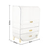 Desktop Storage Box Makeup Drawers Organizer Jewelry Cosmetic Case Dustproof