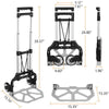 80kg Sack Trolley Folding Hand Truck Sack Barrow Hand Truck Heavy Duty Cart Tool