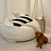 Waffle Slouchbag Adult Bean Bag Chair - Home Lounge & Bedroom Decor - 80 x 110cm