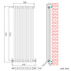 Traditional Radiator 2 3 Column Horizontal Vertical Cast Iron Style Vintage Rads