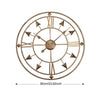 60cm Extra Large Luxury Arrow Wall Clock Giant Big Open Face Round Silent Clock