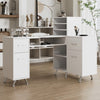 Professional Nail Beauty Station Manicure Desk w/ Dust Collector & Ample Storage