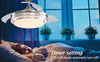 42Inch Large Retractable Ceiling Fan LED Light 6 Speed 3 Changing Color w/Remote