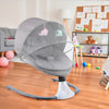 Bluetooth Electric Baby Swing Infant Cradle Bouncer Rocker Chair Music Remote Ok