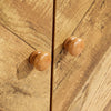 Sideboard 2 Doors Natural Storage Cupboard Cabinet Home Living Room Furniture