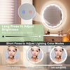 60cm Bathroom Mirror LED Illuminated Mirror Wall-Mounted Mirror w/Demister Pad