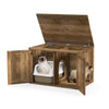 Cat Litter Box Enclosure Pet House End Table with Entrance Hole