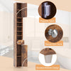 Slim Bathroom Tall Cabinet Floor Storage Cabinet Organizer-Coffee