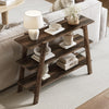 105cm Entryway Console Table, 3-Tier Wooden Narrow Sofa Table for Living Room