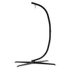 XXL Large Hammock Chair Stand Metal C-Stand Hanging Egg Chair Stand Hook Suelo