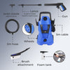 Electric Power Jet Washer 110 Bar High Pressure Patio and Car Cleaner