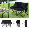 Portable Folding Camping Chair Fishing Garden Festival Beach Single/Duble Seater