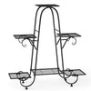 6 Tier Metal Plant Stand 6 Flower Pots Shelf Display Rack Garden Home Dec
